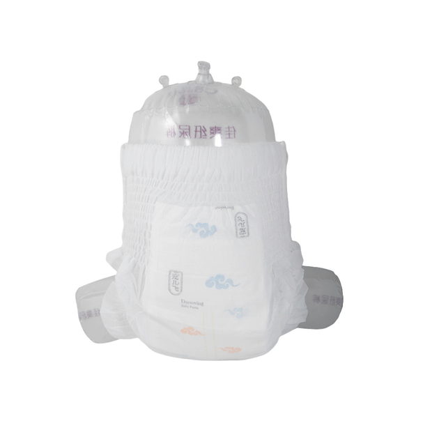 سروال حفاضات أطفال ذو نوعية جيدة قابل للسحب وقابل للتنفس ويمكن التخلص منه من البولي إيثيلين